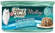 Fancy Feast Elegant Medleys Turkey Florentine Cat Food, 3 oz, 12 Cans