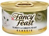 Fancy Feast Classic Turkey & Giblets Feast Cat Food 12-3 oz. Cans