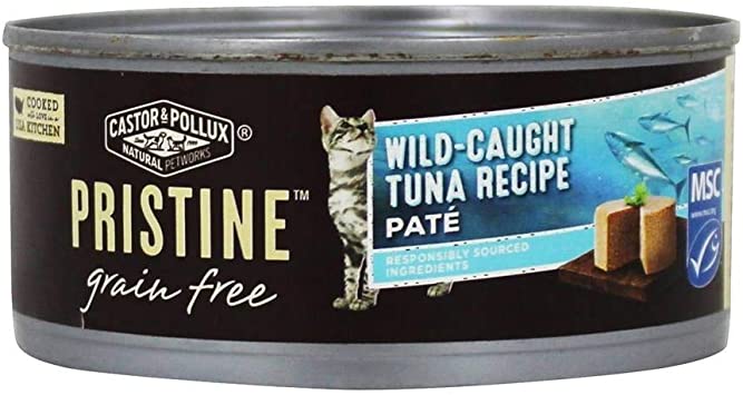 CASTOR & POLLUX Cat Food Tuna Wild Caught Grain Free, 6 OZ