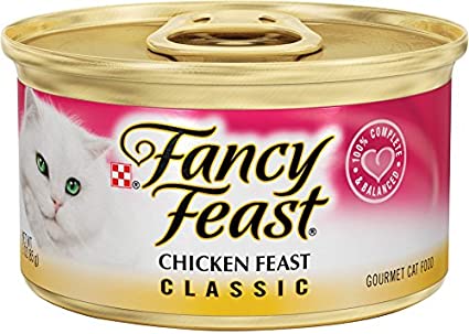 Fancy Feast Classic Chicken Feast Cat Food 12-3 oz. Cans