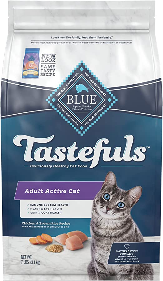 Blue Buffalo Healthy Living Natural Adult Dry Cat Food, Chicken & Brown Rice