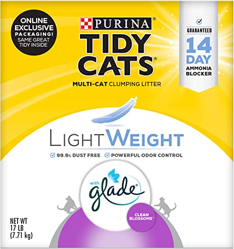 Purina Tidy Cats Lightweight Glade Extra Strength, Scented, Clumping Cat Litter