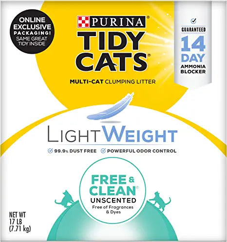 Purina Tidy Cats Lightweight Free & Clean Clumping Cat Litter