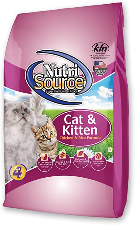 Tuffy'S Pet Food 131542 Nutri Cat/Kitten Chicken/Rice Dry Food, 1.5-Pound