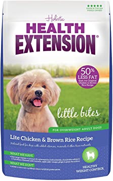 Health Extension Little Bites Dry Dog Food, Natural Food with Added Vitamins & Minerals, Suitable for Teacup, Toy & Miniature Dogs, Chicken & Brown Rice Recipe