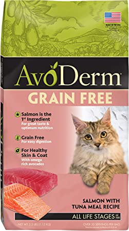 AvoDerm Natural Grain Free Wet and Dry Cat Food, Tuna Variety Flavors