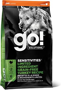 GO! Solutions SENSITIVITIES - Limited Ingredient Dog Food – Grain Free Dog Food for All Life Stages – Dog Food to Support Sensitive Stomachs