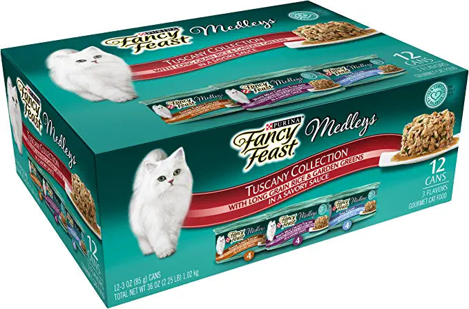 Fancy Feast Elegant Medley Tuscany Collection Cat Food (Case of 2)