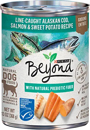 Purina Beyond Grain Free, Natural, Adult Ground Entrée Wet Dog Food - (12) 13 oz. Cans (Packaging May Vary)