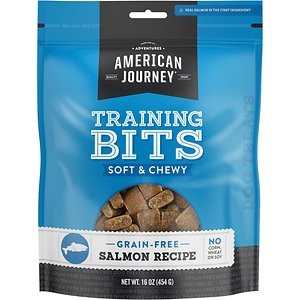 American Journey Salmon Recipe Grain-Free Soft & Chewy Training Bits Dog Treats, 16-oz bag