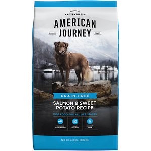 American Journey Salmon & Sweet Potato Recipe Grain-Free Dry Dog Food, 24-lb bag