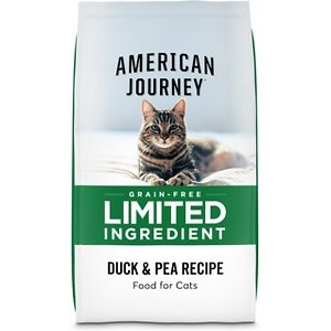 American Journey Grain-Free Limited Ingredient Duck and Pea Recipe Dry Cat Food, 12lb bag