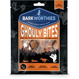 Barkworthies Ghouly Bites Beef Dog Treats, 3-oz bag