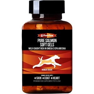 Best Paw Nutrition Wild Salmon Small Dog & Cat Soft Gels, 60 count