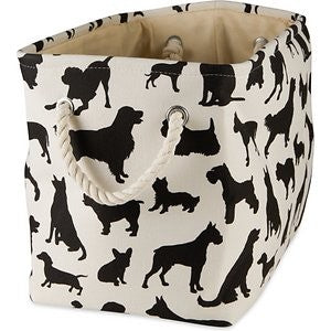 Bone Dry Dog Show Rectangular Polyester Dog & Cat Collapsible Storage Bin, Medium