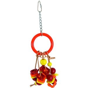 Caitec Featherland Paradise Tug Ring Bird Toy