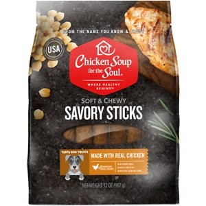 Chicken Soup for the Soul Savory Sticks Real Chicken Soft & Chewy Dog Treats, 32-oz bag