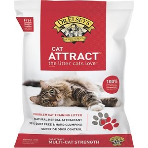 Dr. Elsey's Precious Cat Attract Unscented Clumping Clay Cat Litter, 40-lb bag