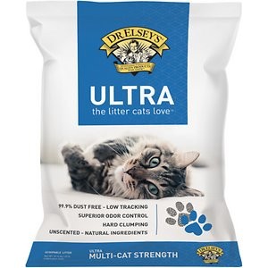 Dr. Elsey's Precious Cat Ultra Unscented Clumping Clay Cat Litter, 40-lb bag