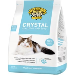 Dr. Elsey's Precious Cat Crystal Silica Unscented Non-Clumping Cat Litter, 8-lb bag