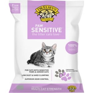 Dr. Elsey's Paw Sensitive Multi-Cat Strength Cat Litter, 20-lb bag