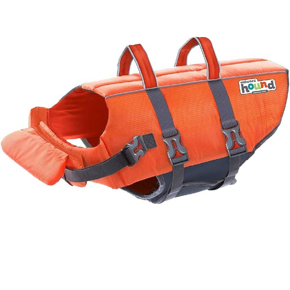 EntirelyPets Pharmacy Outward Hound Pet Saver Life Jacket Orange - Medium