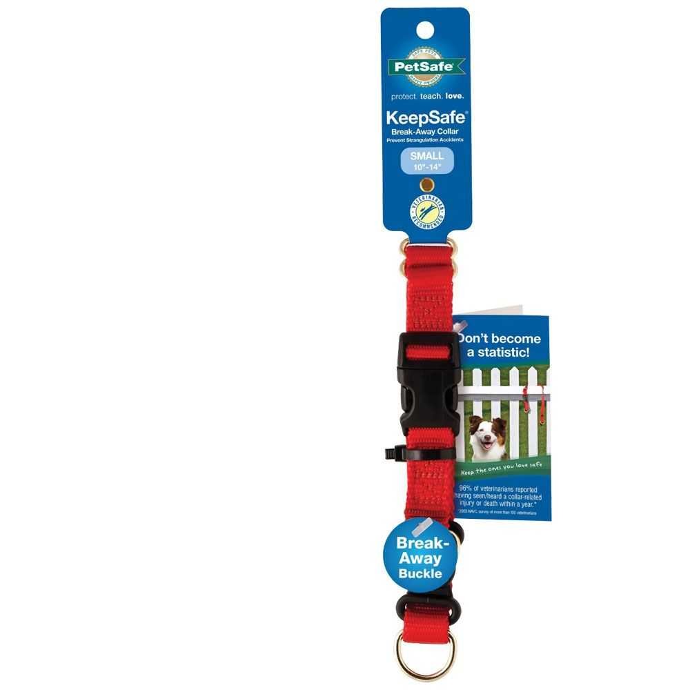 EntirelyPets Pharmacy KeepSafe Break-Away Collar Red 1 in - Medium