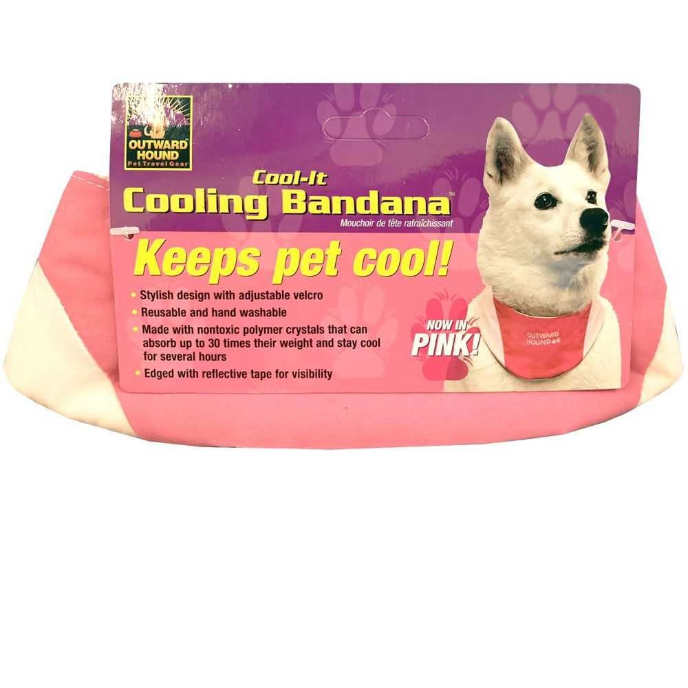 EntirelyPets Pharmacy Cool-It Cooling Bandana Pink - Small