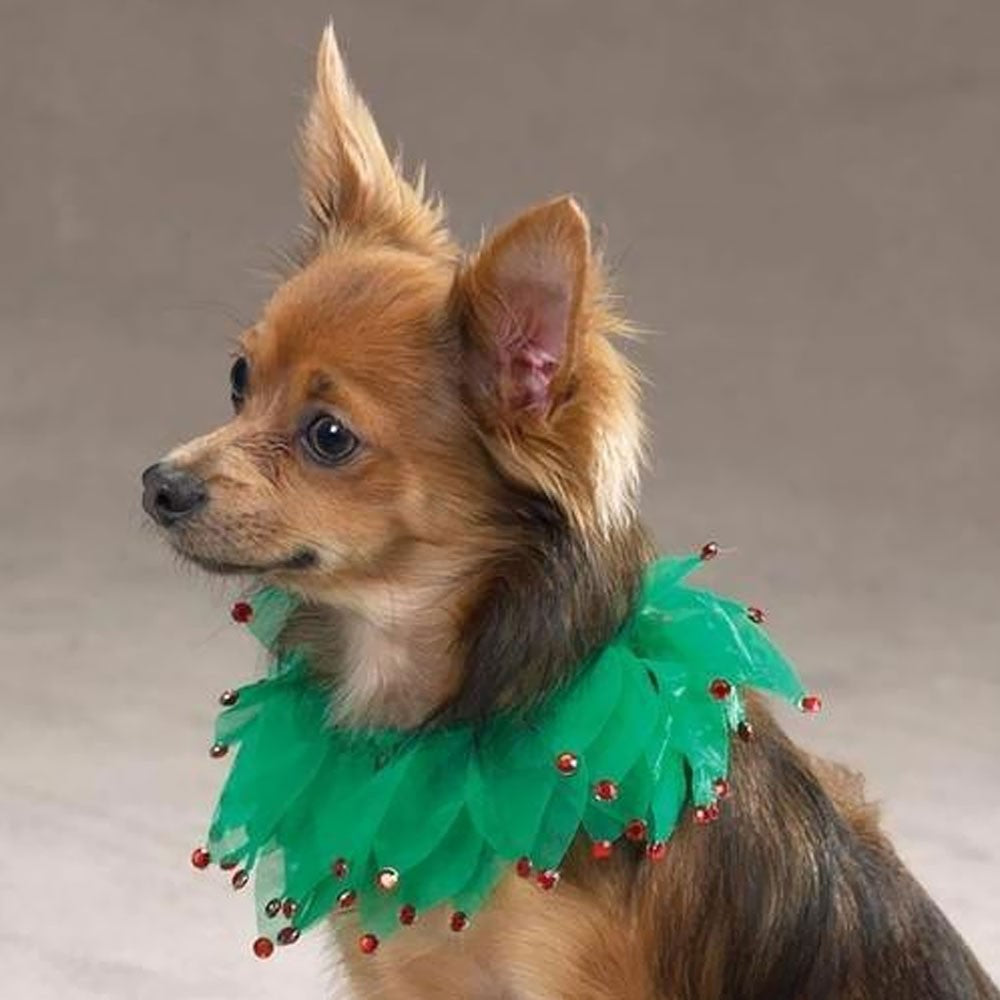 EntirelyPets Pharmacy Aria Holiday Sparkle Scrunchies 16-20 Large