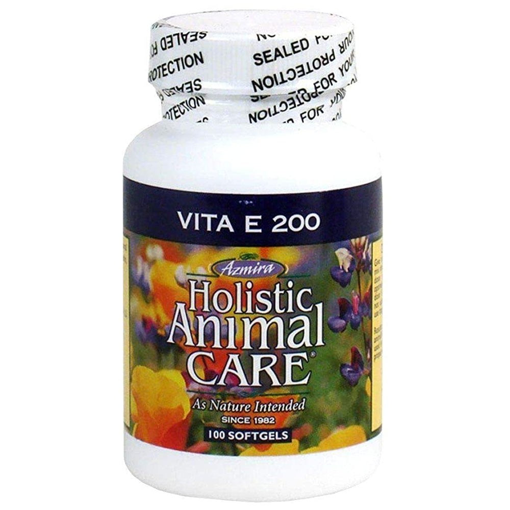 EntirelyPets Pharmacy Azmira Holistic Animal Care Vita E 200 (100 Softgels)