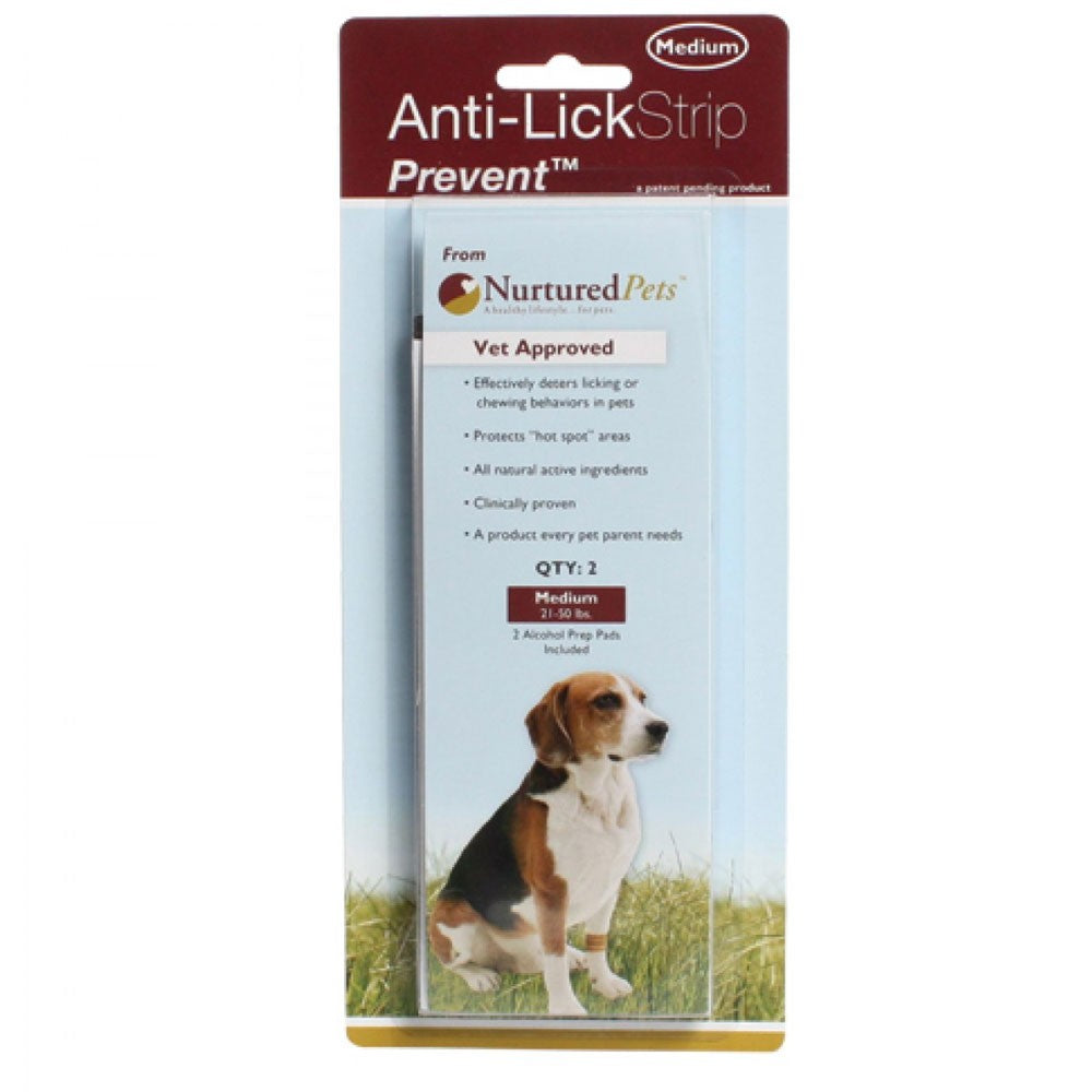 EntirelyPets Pharmacy Nurtured Pets Anti-Lick Strip Prevent - Medium (Pack of 2)