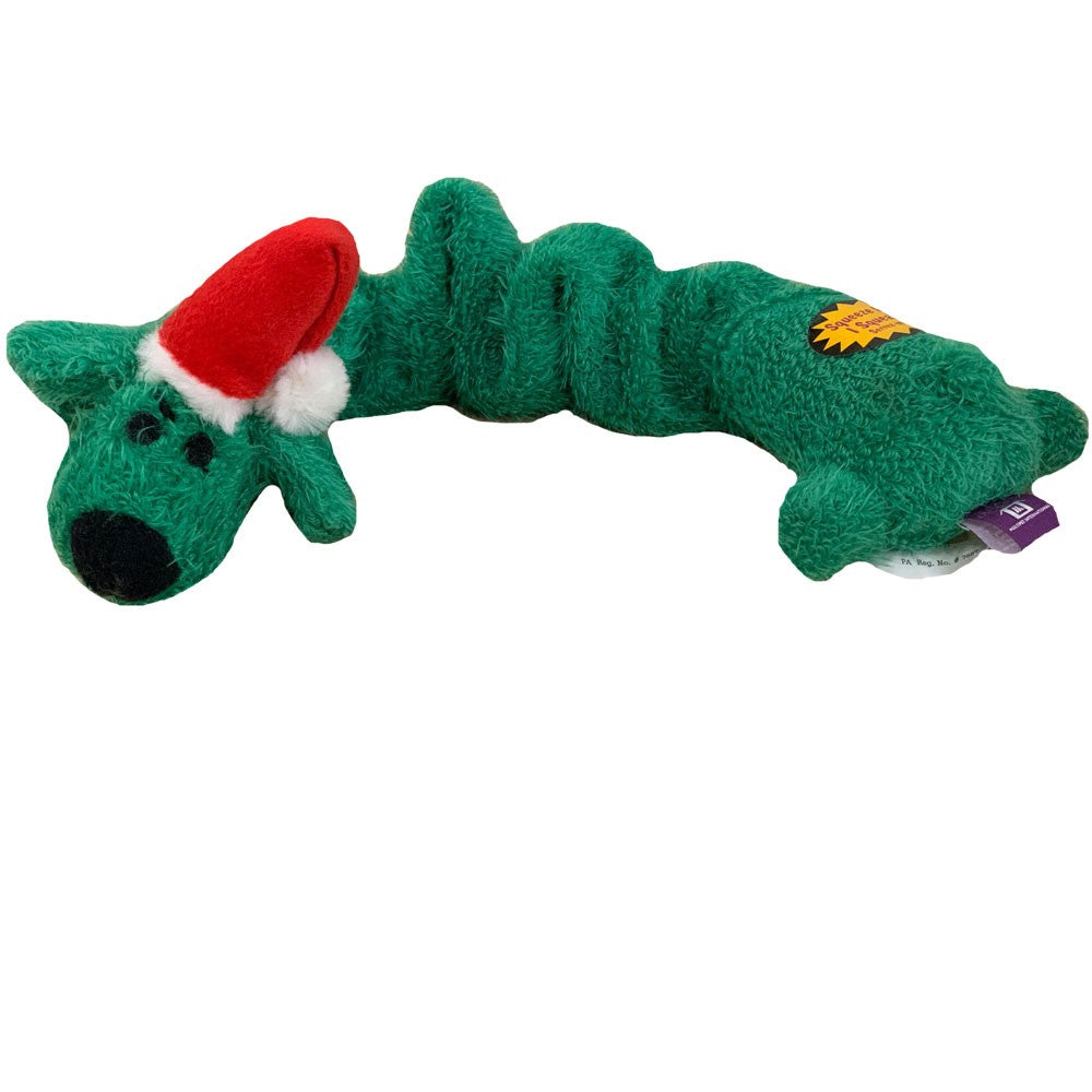 EntirelyPets Pharmacy 12" Bungee Santa Loofa (Green)