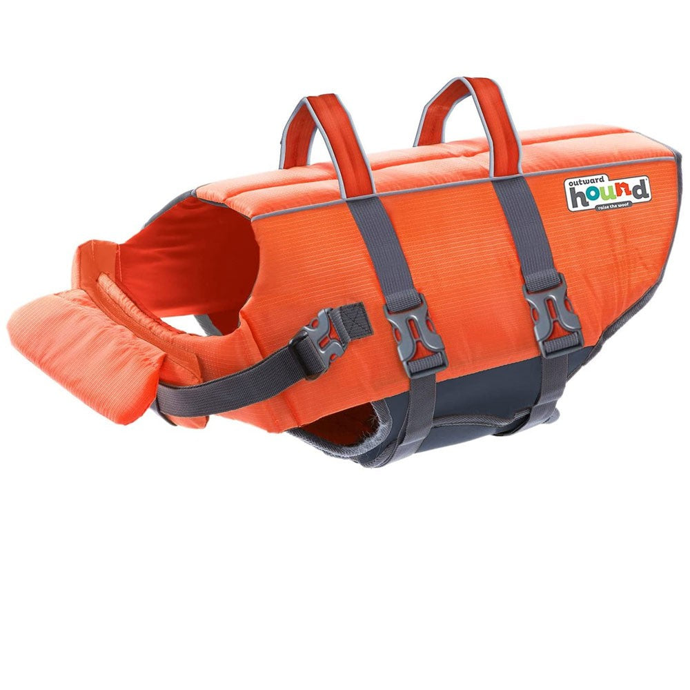 EntirelyPets Pharmacy Outward Hound PupSaver Ripstop Life Jacket Orange - (X-Large)