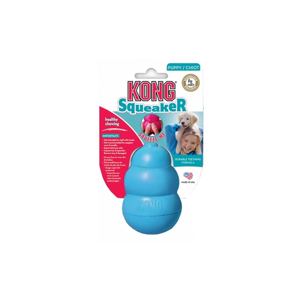 EntirelyPets Pharmacy Puppy Kong Squeaker Toy - Small