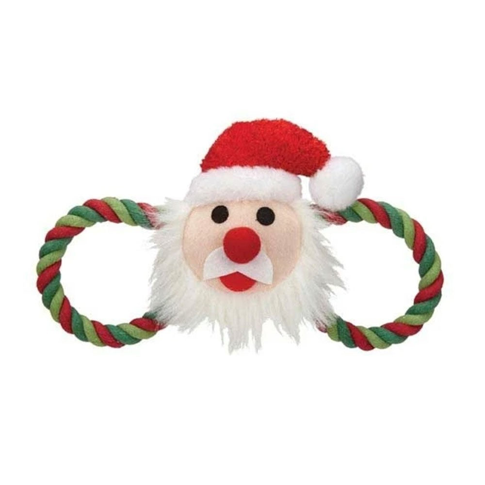 EntirelyPets Pharmacy Zanies Holiday Hug Tug - Santa