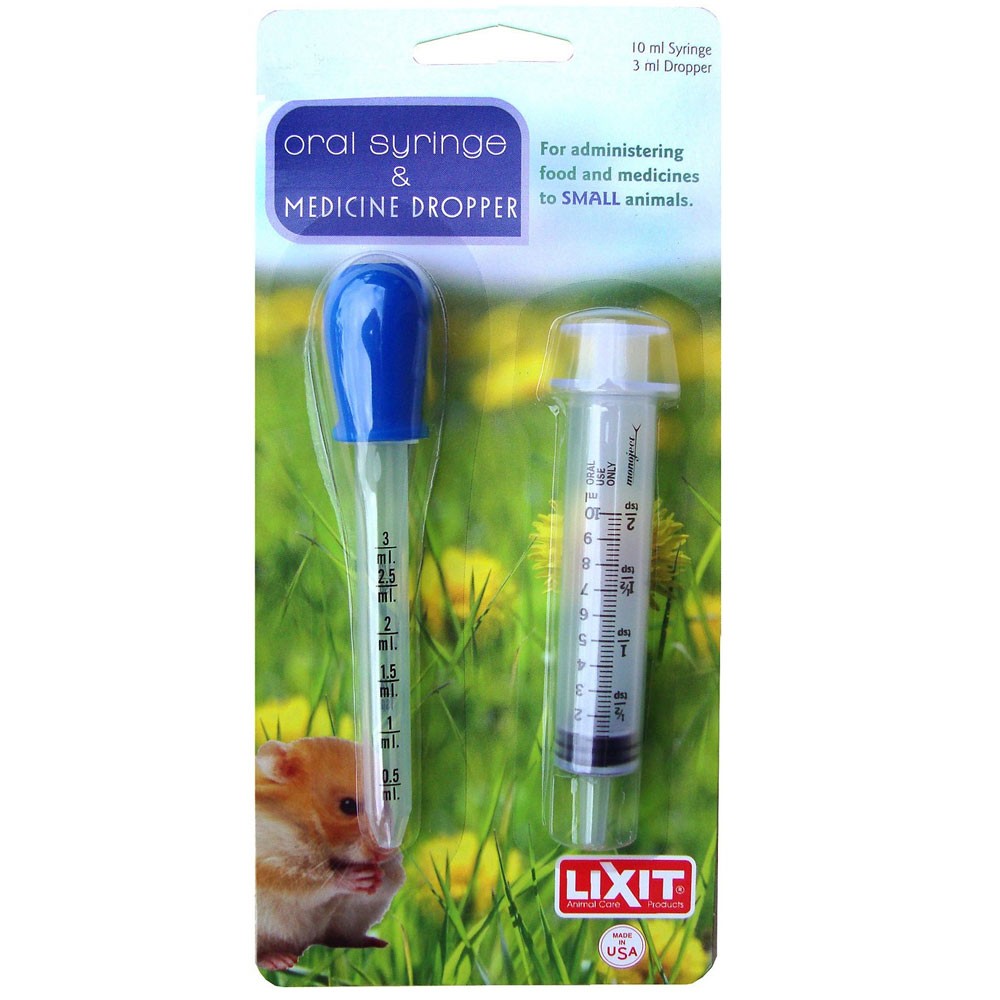 EntirelyPets Pharmacy Lixit Oral Syringe & Medicine Dropper for Small Animals