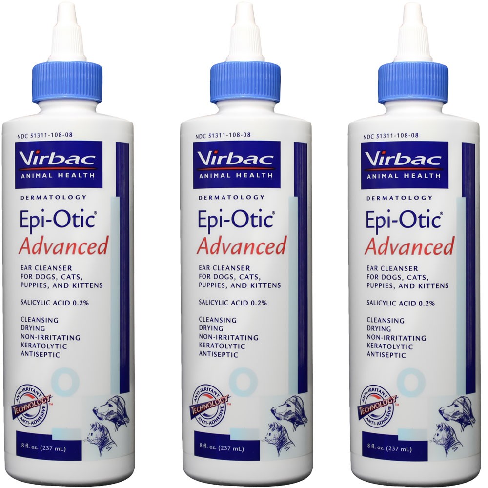 Epi_Otic 3-PACK Epi-Otic ADVANCED Ear Cleanser (24 fl oz)