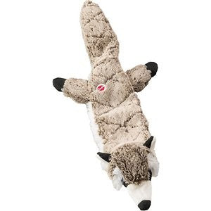 Ethical Pet Skinneeez Extreme Quilted Raccoon Stuffing-Free Squeaky Plush Dog Toy, Large