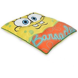 Fetch For Pets Spongebob Sponge-Bob Napper Dog Bed, Yellow