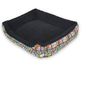 Fetch For Pets Spongebob Sponge Deco Cuddler Dog Bed, Multi