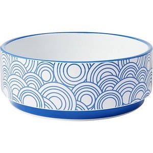 Frisco Blue Oriental Non-skid Ceramic Dog Bowl, 4.75 Cups