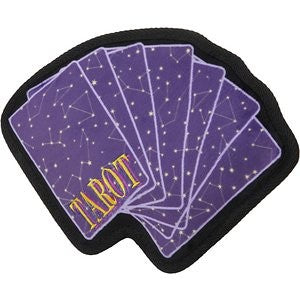 Frisco Magic Tarot Cards Flat Plush Squeaky Dog Toy