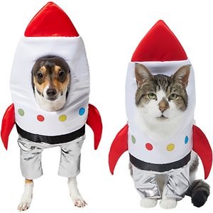 Frisco Front Walking Spaceship Dog & Cat Costume, X-Small