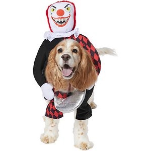 Frisco Front Walking Killer Clown Dog & Cat Costume, Large