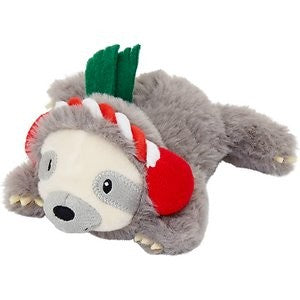 Frisco Holiday Sloth Plush Squeaky Dog Toy, Small