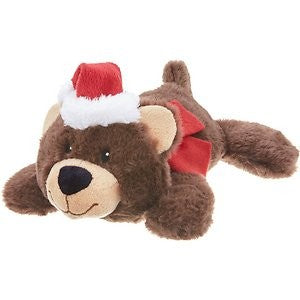 Frisco Holiday Bear Plush Squeaky Dog Toy, Medium