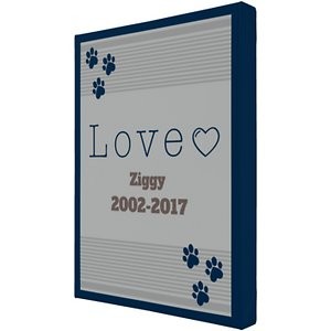 Frisco Personalized LOVE Cutout Collage 16 x 20 Gallery-Wrapped Canvas