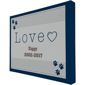 Frisco Personalized Love Cutout Collage 11 x 14 Gallery-Wrapped Canvas - Landscape