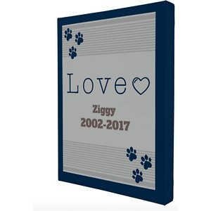 Frisco Personalized LOVE Cutout Collage 11 x 14 Gallery-Wrapped Canvas