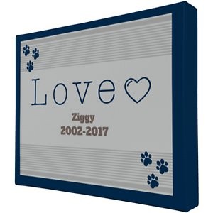 Frisco Personalized Love Cutout Collage 8 x 10 Gallery-Wrapped Canvas - Landscape